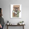 imageThe Novogratz Sunbathing in Tropics I White Framed Art Print 15quotx18quotx1quotWhite Frame