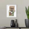 imageThe Novogratz Sunbathing in Tropics I White Framed Art Print 15quotx18quotx1quotWhite Frame