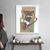 imageThe Novogratz Sunbathing in Tropics I White Framed Art Print 15quotx18quotx1quotWhite Frame