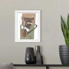 imageThe Novogratz Sunbathing in Tropics I White Framed Art Print 15quotx18quotx1quotWhite Frame