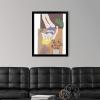 imageThe Novogratz Sunbathing in Tropics II White Framed Art Print 15quotx18quotx1quotBlack Frame