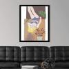 imageThe Novogratz Sunbathing in Tropics II White Framed Art Print 15quotx18quotx1quotBlack Frame
