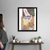 imageThe Novogratz Sunbathing in Tropics II White Framed Art Print 15quotx18quotx1quotBlack Frame
