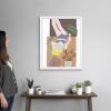 imageThe Novogratz Sunbathing in Tropics II White Framed Art Print 15quotx18quotx1quotWhite Frame