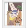 imageThe Novogratz Sunbathing in Tropics II White Framed Art Print 15quotx18quotx1quotWhite Frame