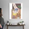 imageThe Novogratz Sunbathing in Tropics II White Framed Art Print 15quotx18quotx1quotWhite Frame