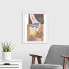 imageThe Novogratz Sunbathing in Tropics II White Framed Art Print 15quotx18quotx1quotWhite Frame