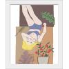 imageThe Novogratz Sunbathing in Tropics II White Framed Art Print 15quotx18quotx1quotWhite Frame
