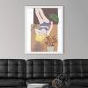 imageThe Novogratz Sunbathing in Tropics II White Framed Art Print 15quotx18quotx1quotWhite Frame