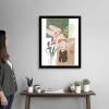 imageThe Novogratz Sunbathing in Tropics III White Framed Art Print 15quotx18quotx1quotBlack Frame