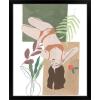 imageThe Novogratz Sunbathing in Tropics III White Framed Art Print 15quotx18quotx1quotBlack Frame