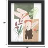 imageThe Novogratz Sunbathing in Tropics III White Framed Art Print 15quotx18quotx1quotBlack Frame