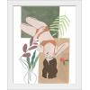 imageThe Novogratz Sunbathing in Tropics III White Framed Art Print 15quotx18quotx1quotWhite Frame