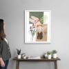 imageThe Novogratz Sunbathing in Tropics III White Framed Art Print 15quotx18quotx1quotWhite Frame