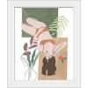 imageThe Novogratz Sunbathing in Tropics III White Framed Art Print 15quotx18quotx1quotWhite Frame