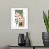 imageThe Novogratz Sunbathing in Tropics III White Framed Art Print 15quotx18quotx1quotWhite Frame