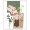 imageThe Novogratz Sunbathing in Tropics III White Framed Art Print 15quotx18quotx1quotWhite Frame