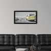 imageThe Novogratz Vintage Camping White Framed Art Print 17quotx11quotx1quotBlack Frame