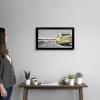 imageThe Novogratz Vintage Camping White Framed Art Print 17quotx11quotx1quotBlack Frame