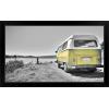 imageThe Novogratz Vintage Camping White Framed Art Print 17quotx11quotx1quotBlack Frame