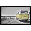 imageThe Novogratz Vintage Camping White Framed Art Print 17quotx11quotx1quotBlack Frame