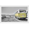 imageThe Novogratz Vintage Camping White Framed Art Print 17quotx11quotx1quotWhite Frame