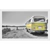 imageThe Novogratz Vintage Camping White Framed Art Print 17quotx11quotx1quotWhite Frame