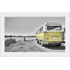 imageThe Novogratz Vintage Camping White Framed Art Print 17quotx11quotx1quotWhite Frame