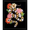 imageThe Novogratz Yellow Sweet Serpent II White Framed Art Print 15quotx18quotx1quotBlack Frame