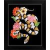 imageThe Novogratz Yellow Sweet Serpent II White Framed Art Print 15quotx18quotx1quotBlack Frame