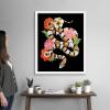 imageThe Novogratz Yellow Sweet Serpent II White Framed Art Print 15quotx18quotx1quotWhite Frame