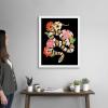 imageThe Novogratz Yellow Sweet Serpent II White Framed Art Print 15quotx18quotx1quotWhite Frame