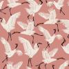 imageTempaper x Novogratz Pink Family of Cranes Removable Peel and Stick Wallpaper 205 in X 165 ft Made in The USADusty Rose