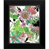 imageThe Novogratz Botanic Abundance I White Framed Art Print 15quotx18quotx1quotBlack Frame
