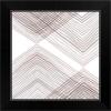 imageThe Novogratz Dusty Lilac Arrow II White Framed Art Print 15quotx15quotx1quotBlack Frame