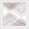 imageThe Novogratz Dusty Lilac Arrow II White Framed Art Print 15quotx15quotx1quotWhite Frame