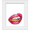 imageThe Novogratz Mouth Full of Metal II White Framed Art Print 15quotx18quotx1quotWhite Frame