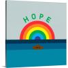 imageThe Novogratz Novogratz Values  Hope Canvas Wall Art Print 12quotx12quotx125quot12L x 12W