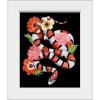 imageThe Novogratz Red Sweet Serpent II White Framed Art Print 15quotx18quotx1quotWhite Frame