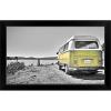 imageThe Novogratz Vintage Camping White Framed Art Print 17quotx11quotx1quotBlack Frame