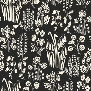 imageTempaper x Novogratz Multicolor Tallulah Belle Removable Peel and Stick Wallpaper 205 in X 165 ft Made in The USAZebra Black