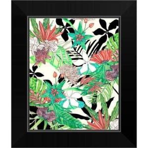 imageThe Novogratz Botanic Abundance II White Framed Art Print 15quotx18quotx1quotBlack Frame