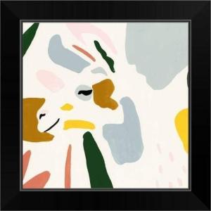 imageThe Novogratz Color Block Llama IV White Framed Art Print 15quotx15quotx1quotBlack Frame