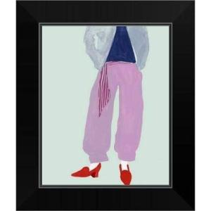 imageThe Novogratz Color Me Stripes II White Framed Art Print 15quotx18quotx1quotBlack Frame