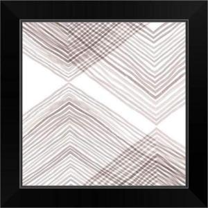 imageThe Novogratz Dusty Lilac Arrow II White Framed Art Print 15quotx15quotx1quotBlack Frame