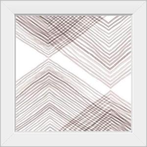 imageThe Novogratz Dusty Lilac Arrow II White Framed Art Print 15quotx15quotx1quotWhite Frame