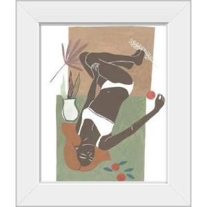imageThe Novogratz Sunbathing in Tropics I White Framed Art Print 15quotx18quotx1quotWhite Frame