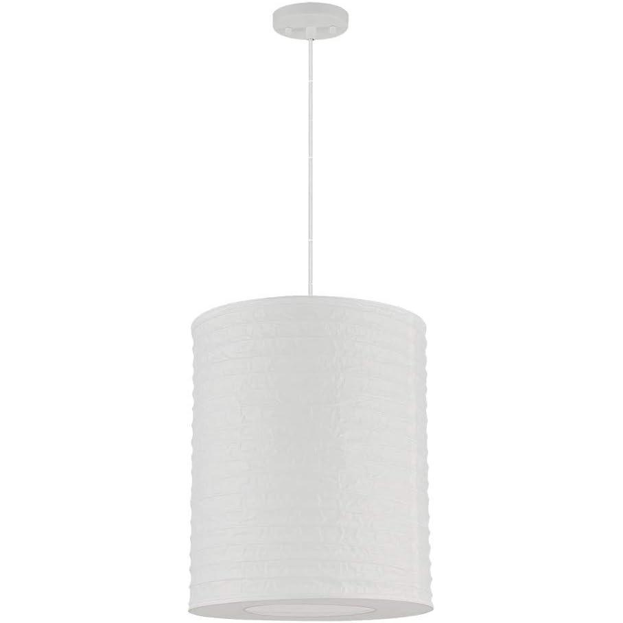 imageGlobe Electric 60764 Novogratz x Globe Pendant White Lantern Bulb Not Included