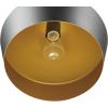 imageGLOBE 65841 Amara 1Light Pendant Lighting Matte Black Gold Interior Bulb Not Included