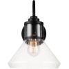imageGLOBE Electric 44388 11quot OutdoorIndoor Wall Sconce Matte White Finish BarnyardStyle Shade Weather Resistant Modern Farmhouse Exterior LightBlack  Torrent